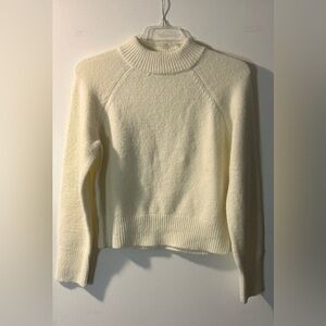 ✨ Double Zero Mock Neck Oversized Sweater – Spicy Small